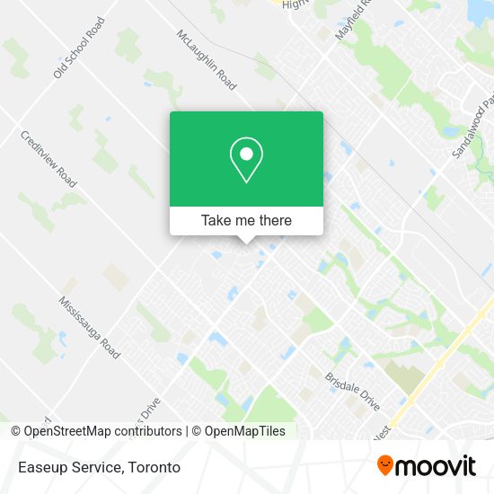Easeup Service map