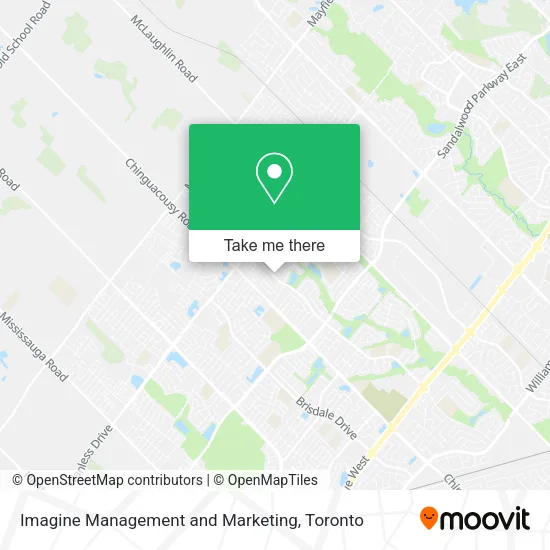 Imagine Management and Marketing map