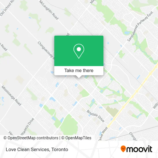 Love Clean Services map