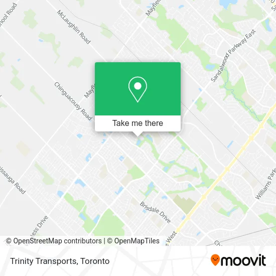 Trinity Transports map