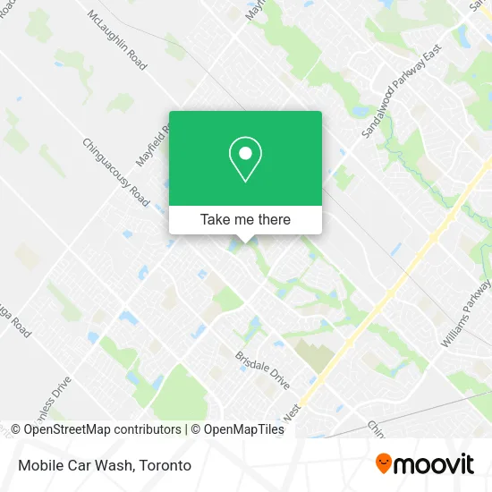 Mobile Car Wash map