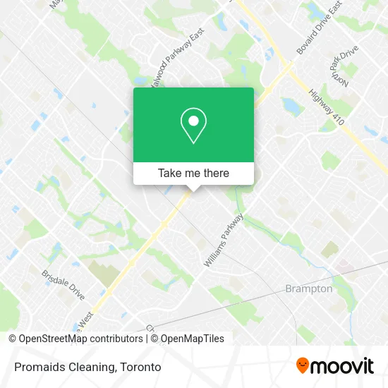 Promaids Cleaning map