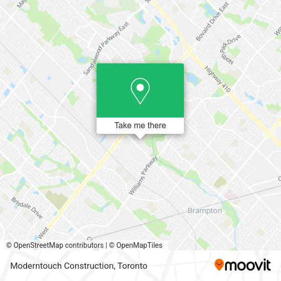 Moderntouch Construction map