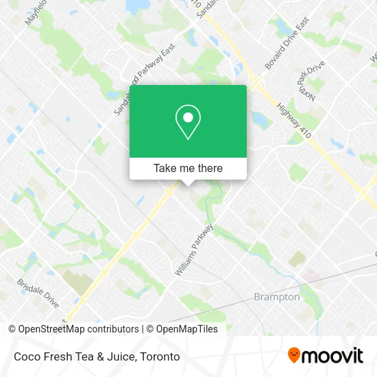 Coco Fresh Tea & Juice map