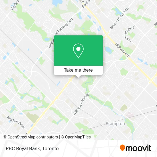 RBC Royal Bank map