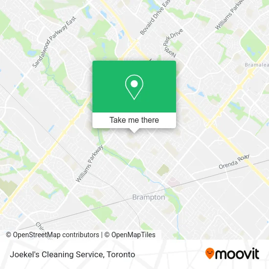 Joekel's Cleaning Service map