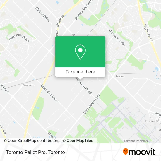 Toronto Pallet Pro map