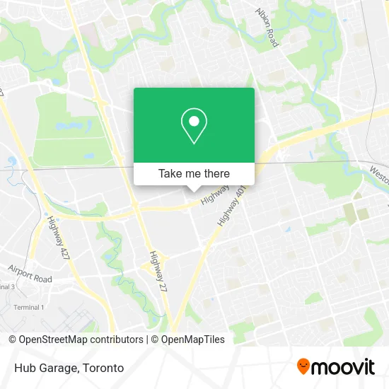 Hub Garage map