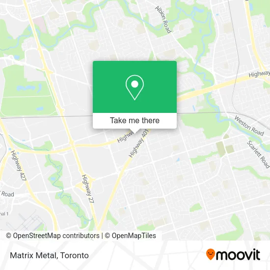 Matrix Metal map