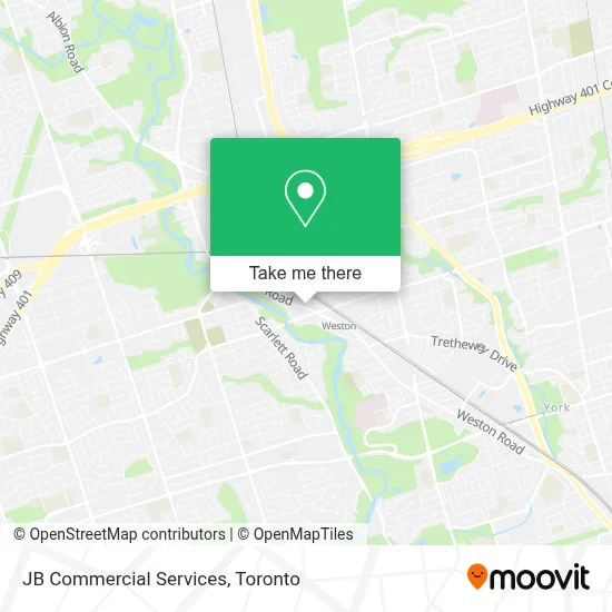 JB Commercial Services map