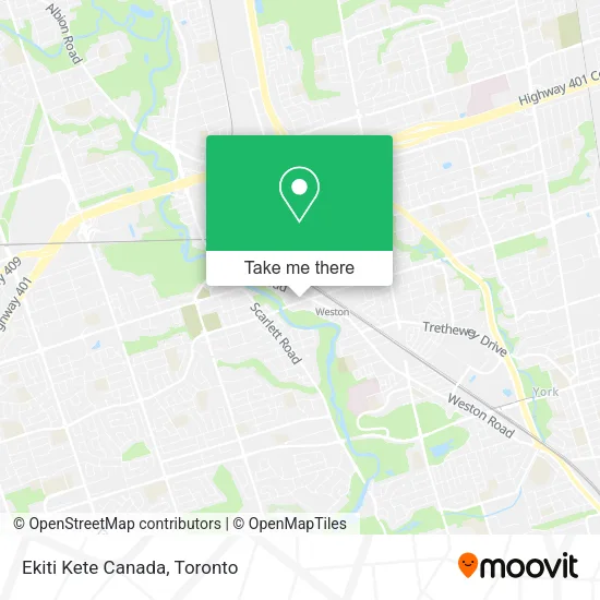 Ekiti Kete Canada map