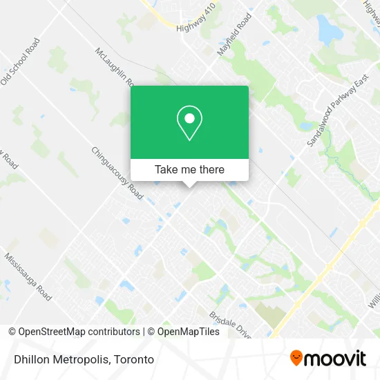 Dhillon Metropolis map