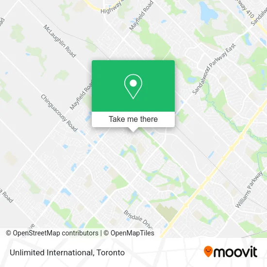 Unlimited International map