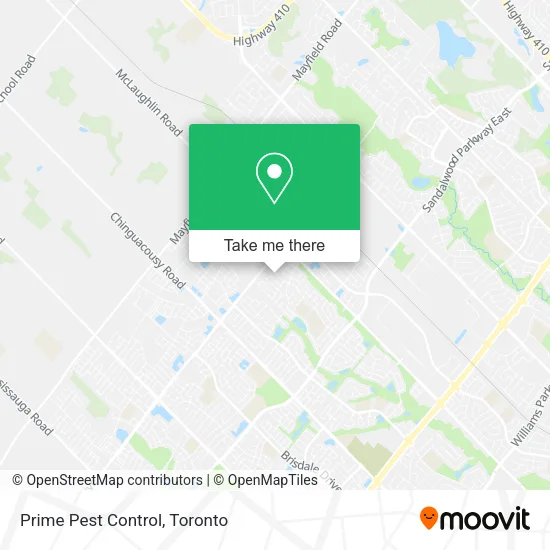 Prime Pest Control map