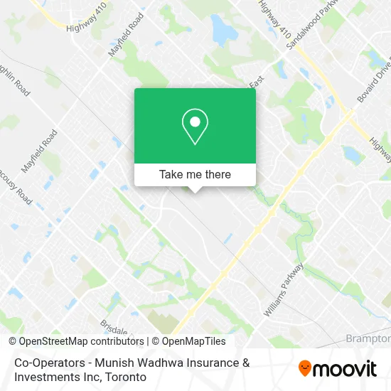 Co-Operators - Munish Wadhwa Insurance & Investments Inc map
