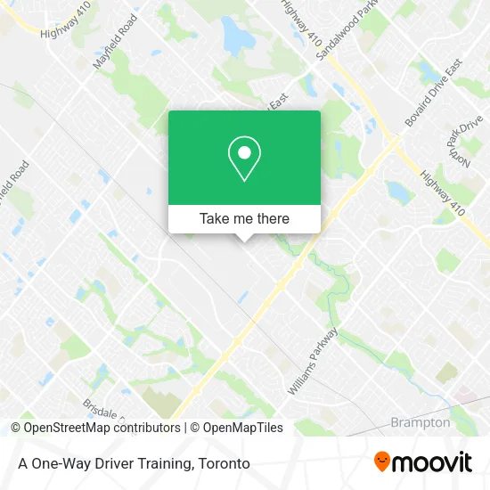 A One-Way Driver Training plan