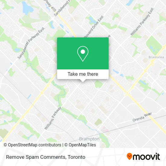 Remove Spam Comments map