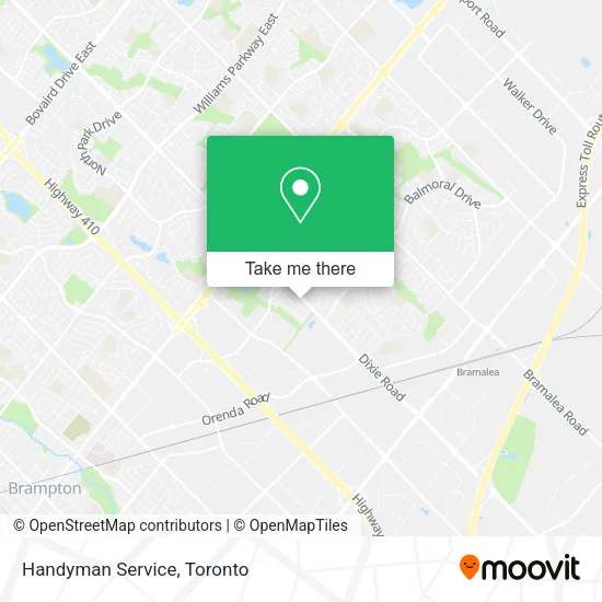 Handyman Service map