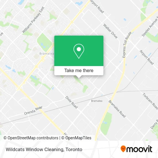 Wildcats Window Cleaning map