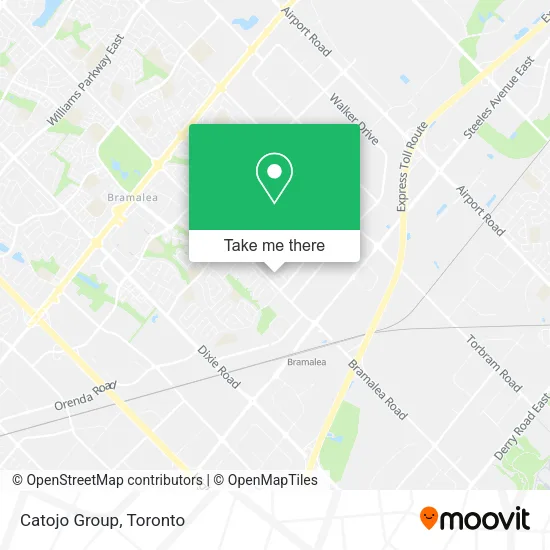 Catojo Group map