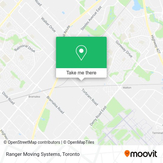 Ranger Moving Systems map