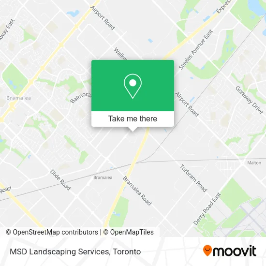 MSD Landscaping Services map