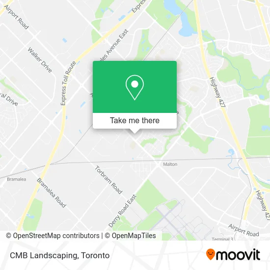 CMB Landscaping map