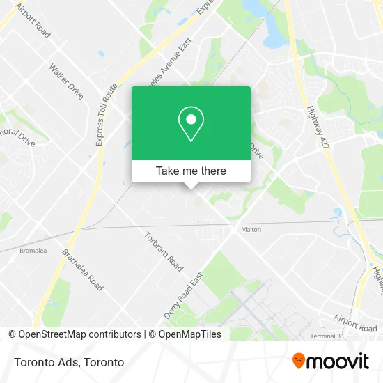 Toronto Ads map