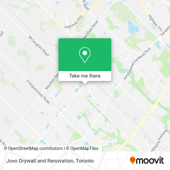 Jovo Drywall and Renovation map