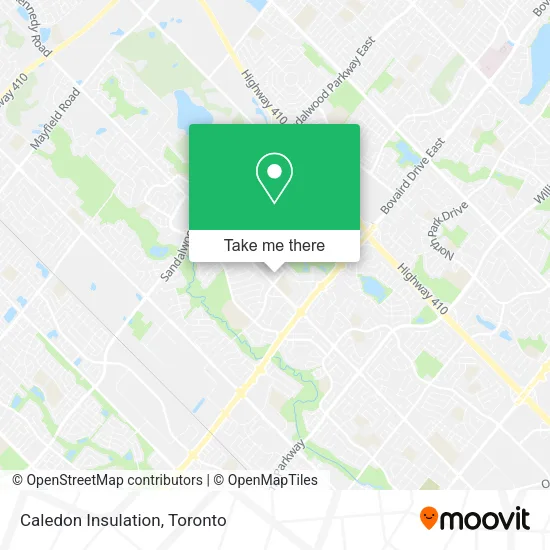 Caledon Insulation map