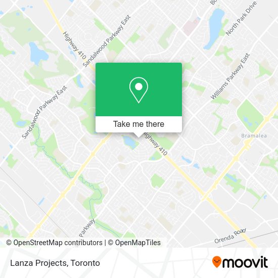 Lanza Projects map