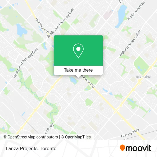 Lanza Projects map