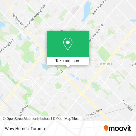 Wow Homes map
