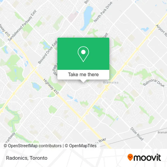 Radonics map