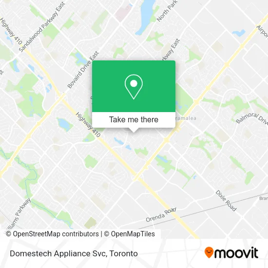 Domestech Appliance Svc map
