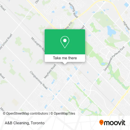 A&B Cleaning map
