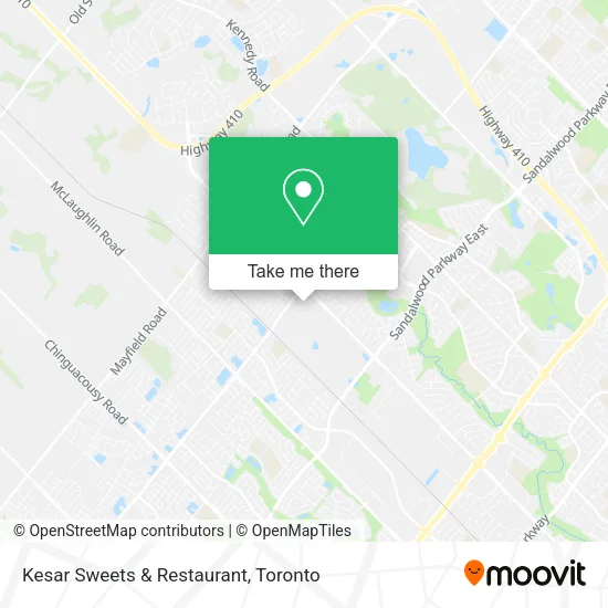 Kesar Sweets & Restaurant map
