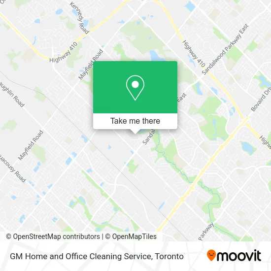 GM Home and Office Cleaning Service map