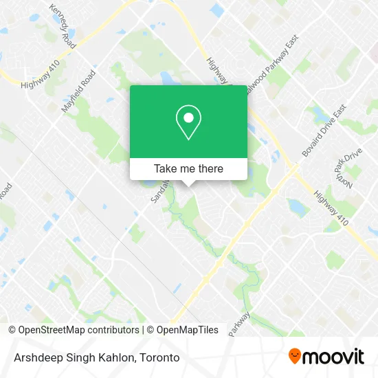 Arshdeep Singh Kahlon map