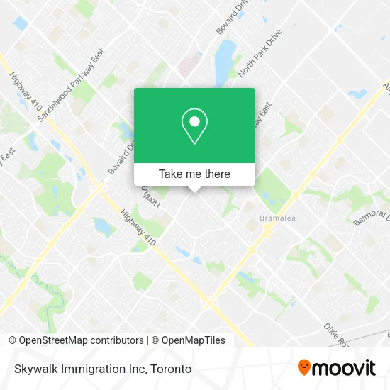 Skywalk Immigration Inc map