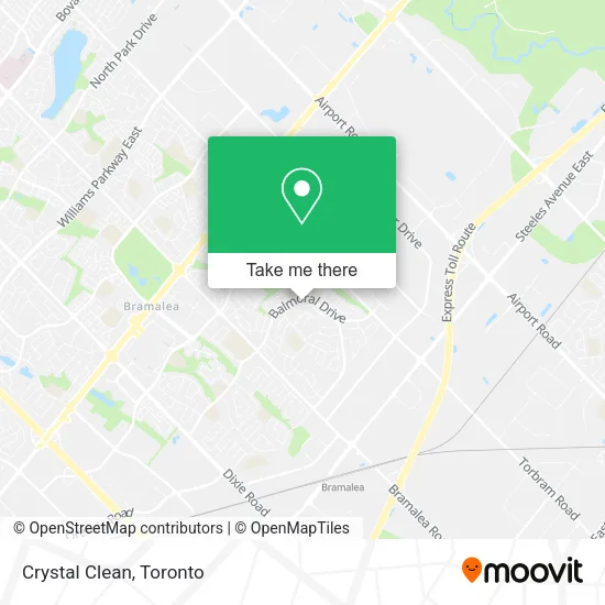 Crystal Clean map