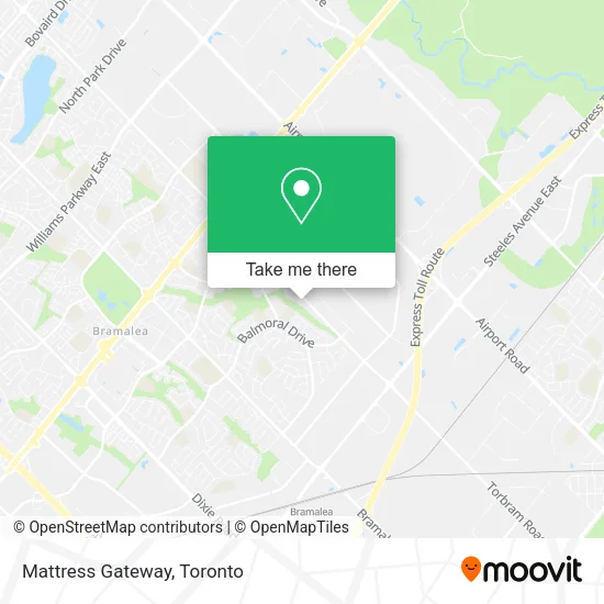 Mattress Gateway map