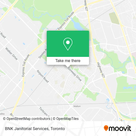 BNK Janitorial Services map
