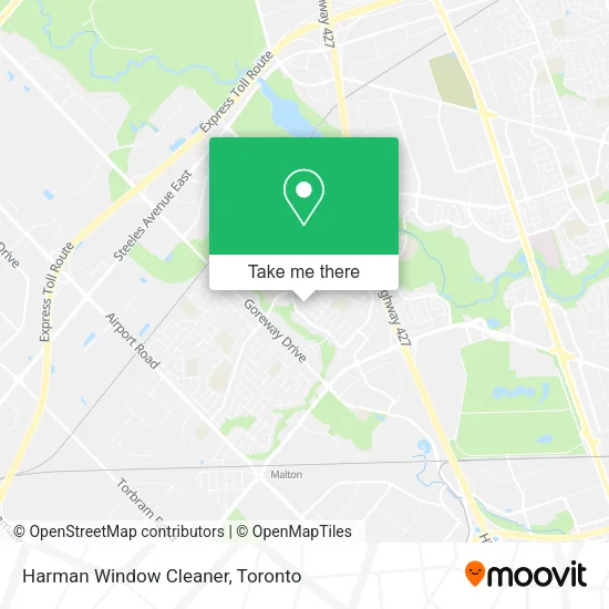 Harman Window Cleaner map