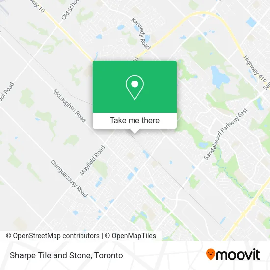 Sharpe Tile and Stone map