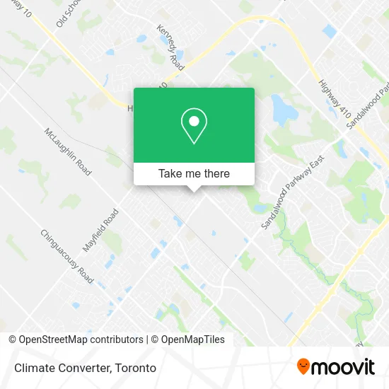 Climate Converter map
