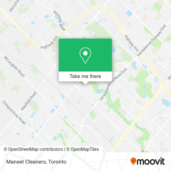 Maneet Cleaners map