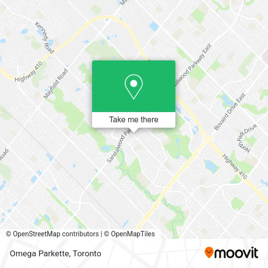 Omega Parkette map