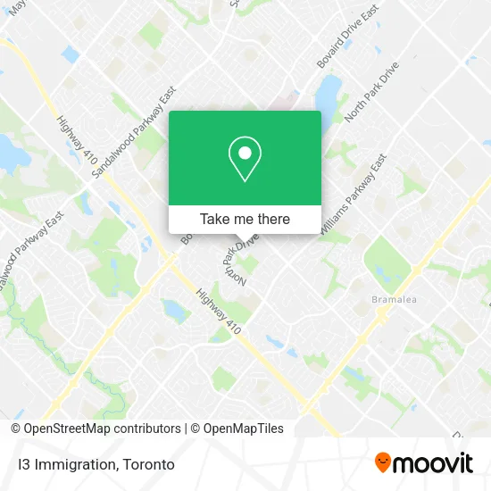 I3 Immigration map