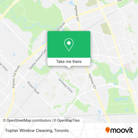 Toptier Window Cleaning map